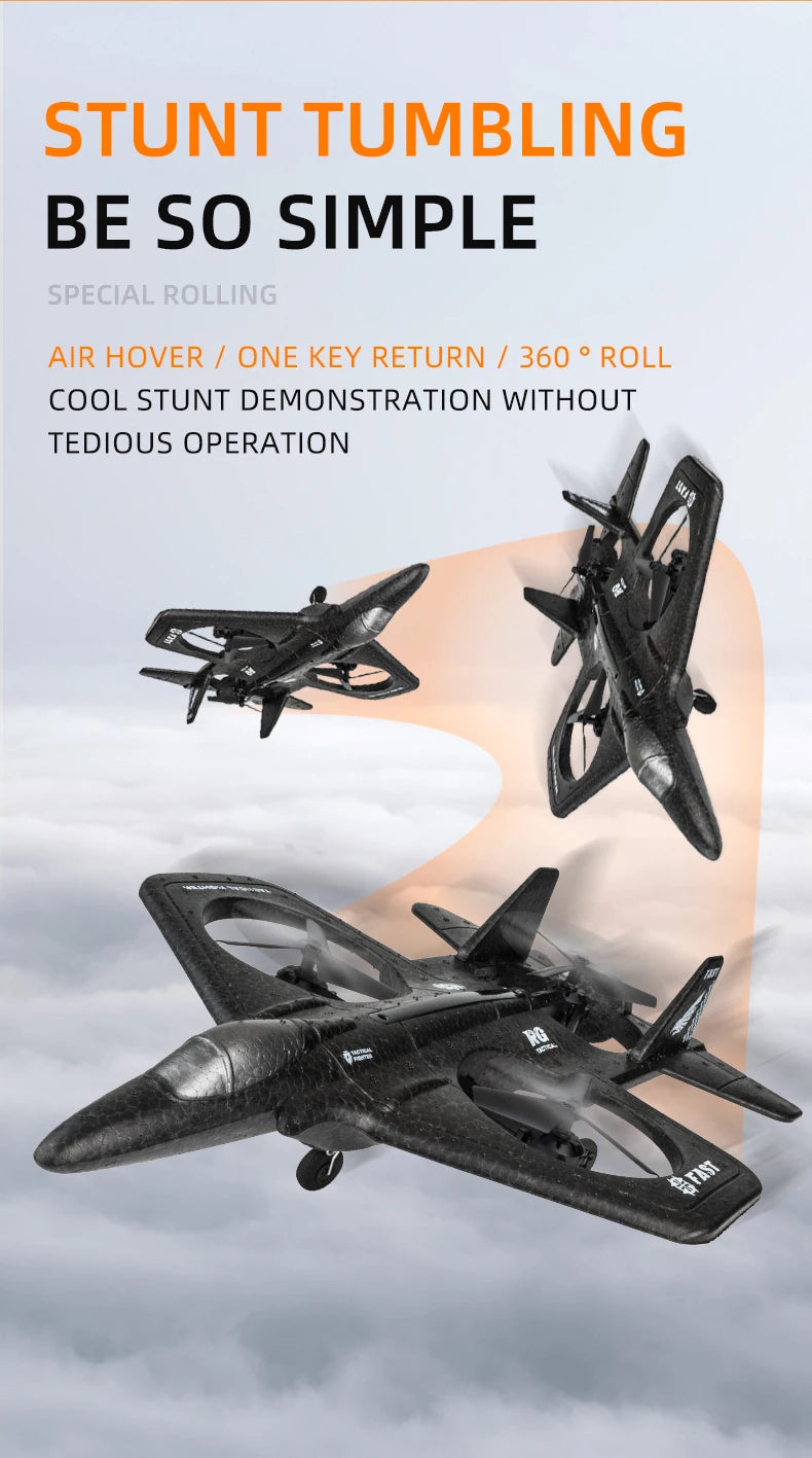 X66 Foam RC Airplane, ROLL COOL STUNT DEMONSTRATION WITHOUT TEDIOUS OPERATION