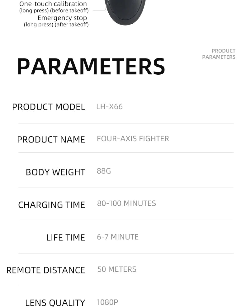 X66 Foam RC Airplane, FOUR-AXIS FIGHTER BODY WEIGHT 886 CHARGING