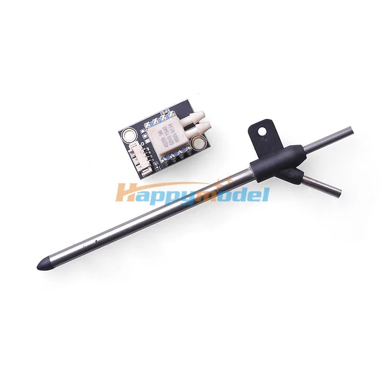 the modified airspeed tube uses the original American digital differential pressure sensor, I2C communication,