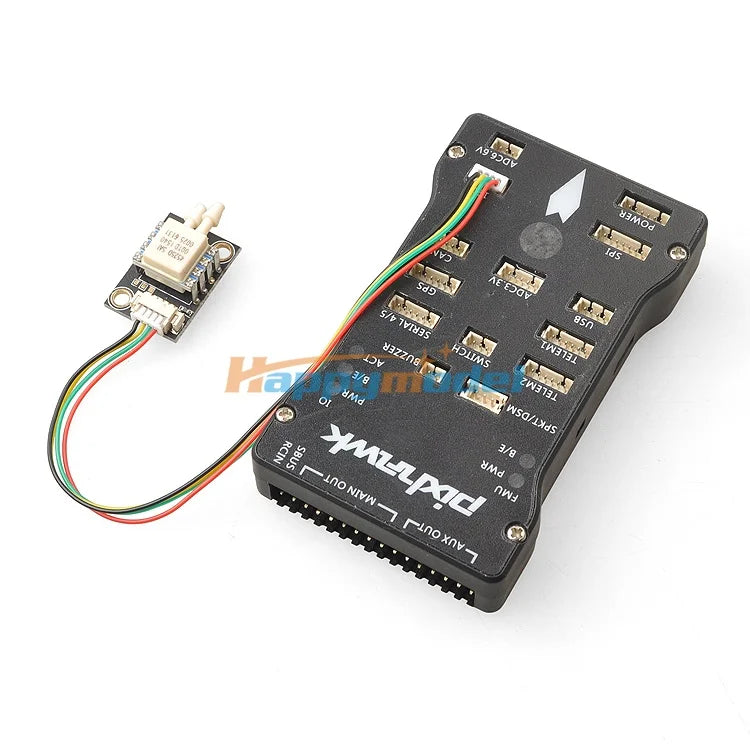 Unlike the analog differential pressure sensor used by APM, the APM firmware is not
