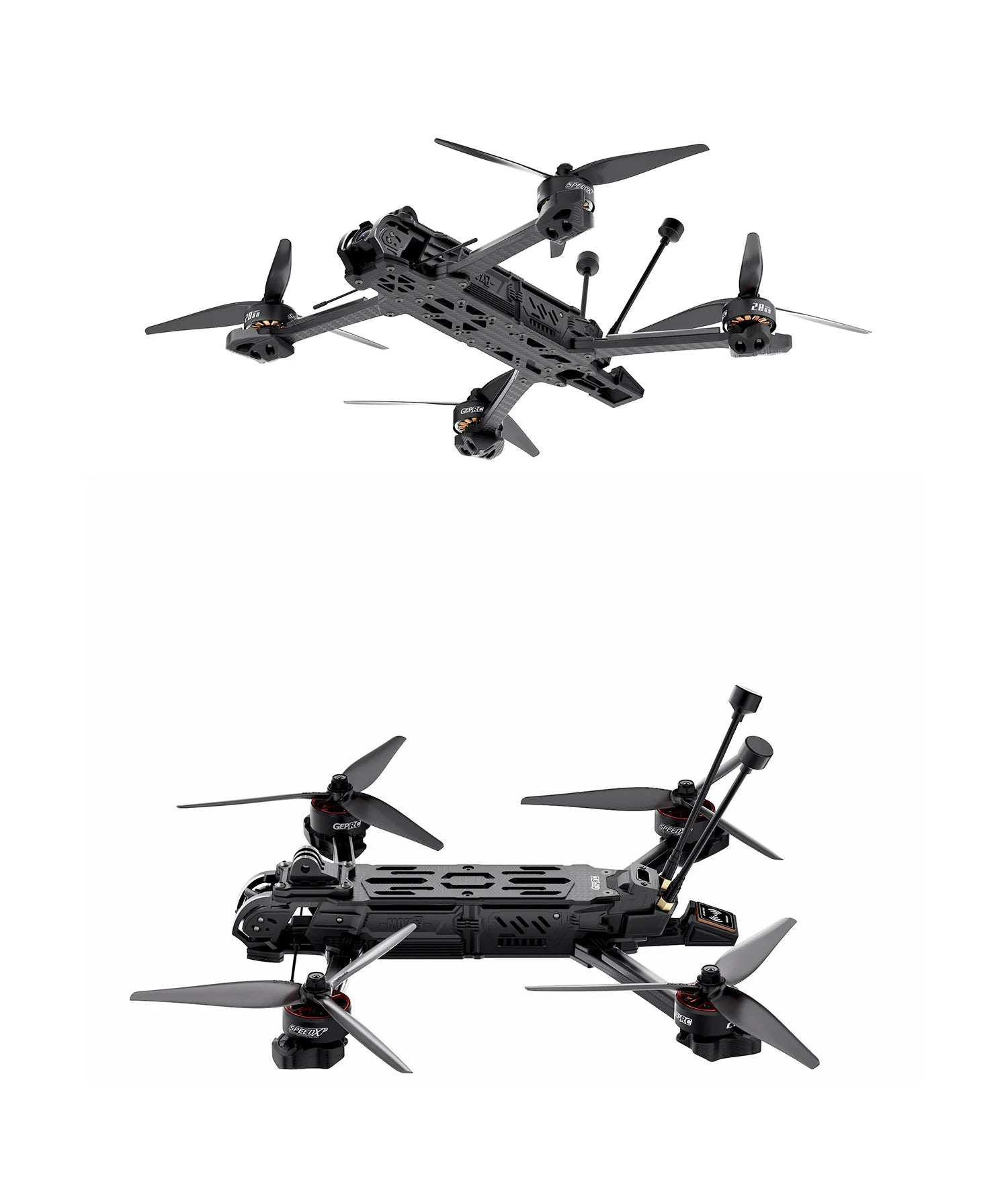 GEPRC MOZ7 Analog – Long Range FPV 7 Zoll 6S F722-HD-BT Integrierter Bluetooth RC Quadcopter LongRange Freestyle Drone Racing Kit 20 GEPRC MOZ7 Analog