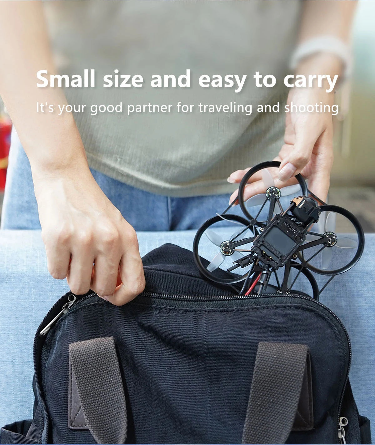 GEPRC DarkStar20 WTFPV, small size and easy to carry It's your partner for traveling and shooting