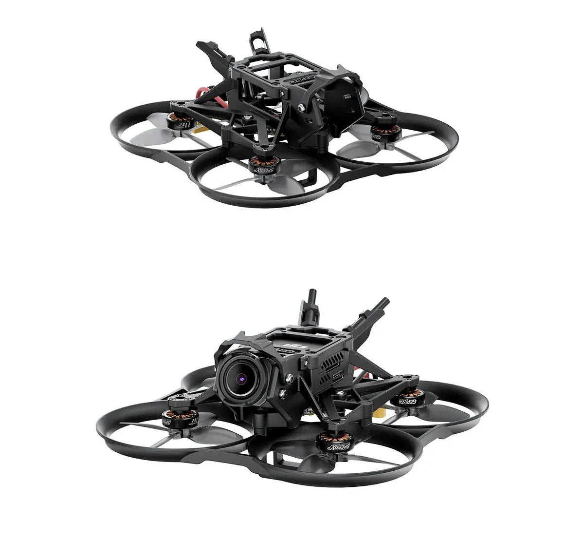 GEPRC DarkStar20 WTFPV, fully injection fuselage, multi-directional triangular braced frame ensures strength 