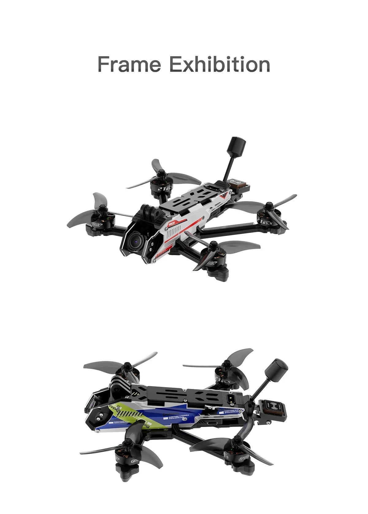 GEPRC DoMain3.6 / DoMain4.2 WTPFV FPV - 3.6 inch / 4.2 inch Freestyle FPV Drone With SPEEDX2 2105.5 2650KV FC F722 SE E55A 32Bit 4IN1 ESC DIY RC Quadcopter 16 GEPRC DoMain3.6 / DoMain4.2 WTPFV FPV, damage caused by operation in bad weather (i.e