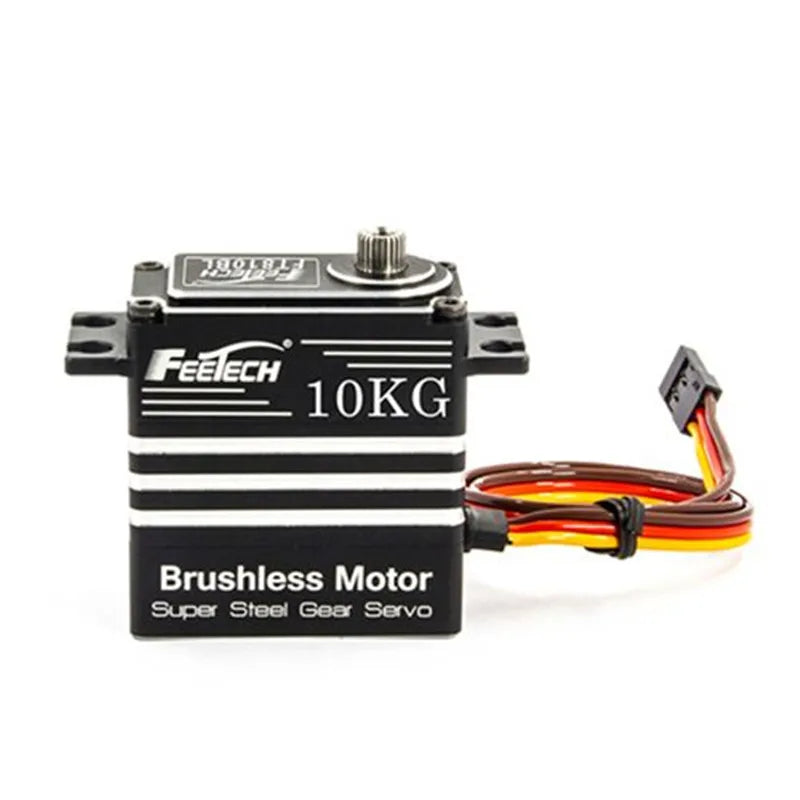 Feetech FT810BL - 7.4V 10kg 180 degree High Torque Full metal shell steel gear PWM Digital brushless servo for rc cars 6 Feetech FT810BL, Feelech 10KG Brushless Motor supe Steel Gex Se