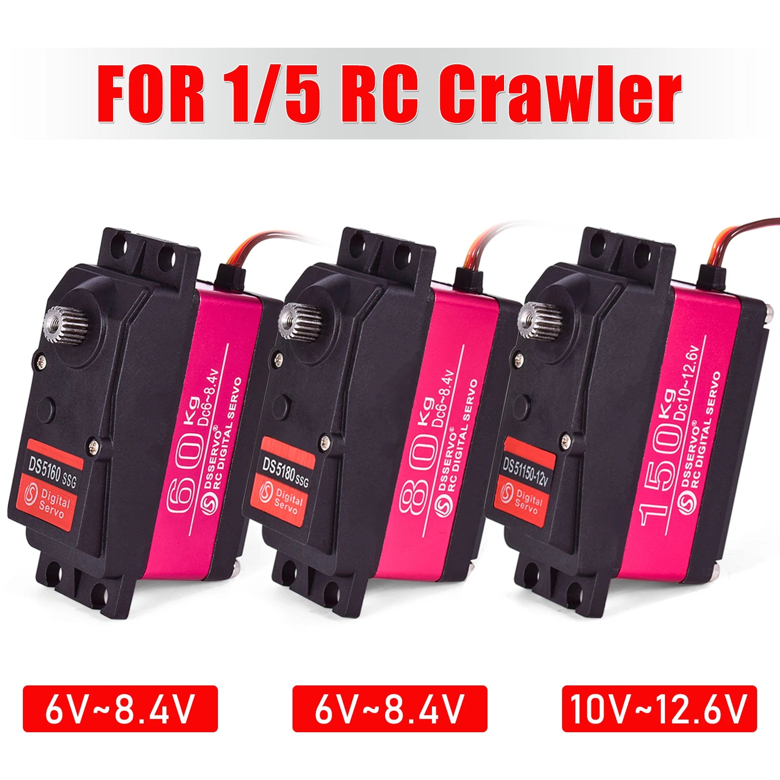 DSServo 60Kg 80Kg 150Kg Digital Servo - RC 1/5 Servo Waterproof High Torque Servo for Redcat HPI Baja 5B SS compatible SAVOX-0236 23 DSServo, After purchase: 1.If you are satisfied,please express your use feeling