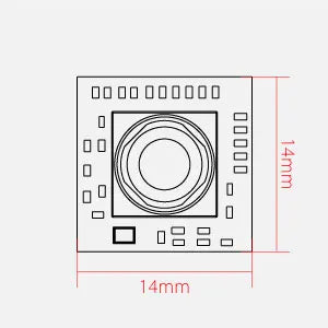 Runcam Nano 3 Analog Camera, bigger pixel units, lower distortion and better image quality .