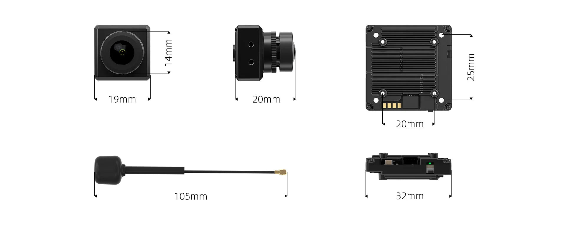 Caddx Walksnail Avatar HD Kit V2 Camera V2 - Without Gyroflow+8G 32G VTX 1080P 120fps for Goggles Caddx FPV 26 Caddx Walksnail Avatar HD Kit V2 Camera V2, Enjoy unparalleled performance and take your FPV adventures to new heights with our cutting-edge