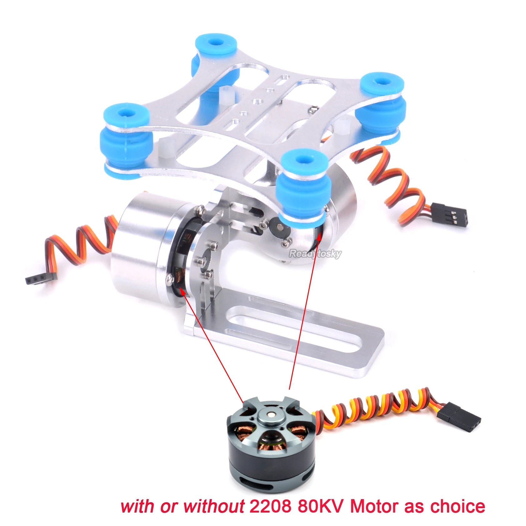 Brushless Camera, 80 Readitosky with or without 2208 8OKV Motor as choice N W)