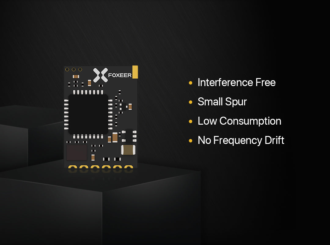Foxeer Reaper Nano 5,8G 40CH 350mW 1g Tramp VTx 7 FOXEER Interference Free Small Low Consumption No Frequency Drift 000