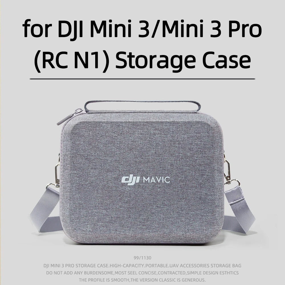 Чехол для хранения для DJI Mini 3 Pro/Mini 3 — для DJI RC/RC N1, сумка для совместимости с батареями пульта дистанционного управления, аксессуары для DJI Mini 3 Pro 18 For DJI Mini 3 Pro/Mini 3 Storage Case, DJI Mini 3/Mini 3 Pro STORAGE CASE HIGH-CAPACITY