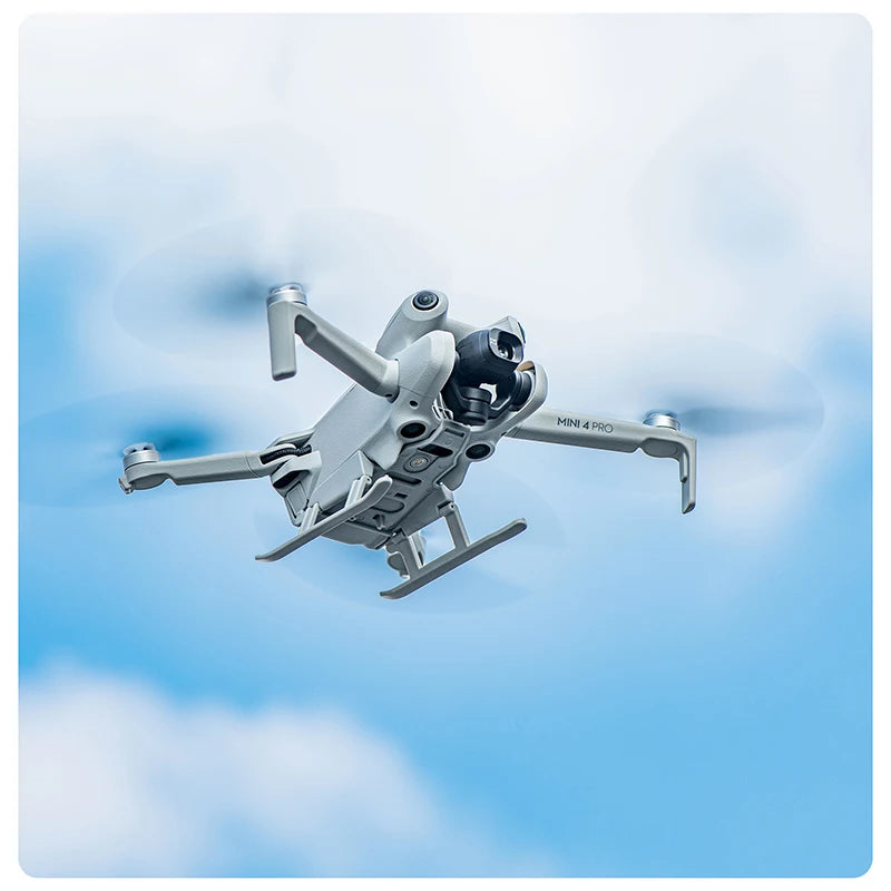 For DJI Mini 4 Pro Propeller Guard, Name: Landing Gear Foldable Compatible for DJI Mini 4 Pro Size: 10.3*