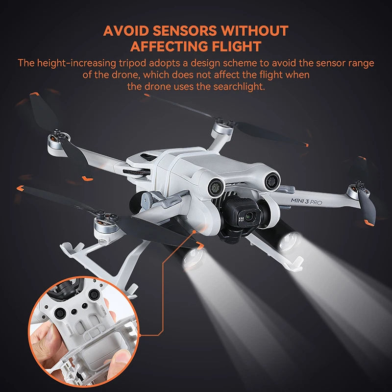 Night Light For Dji, MINI 3 PRO AVOIDS SENSORS WITHOUT AFFECTING FLIGHT 