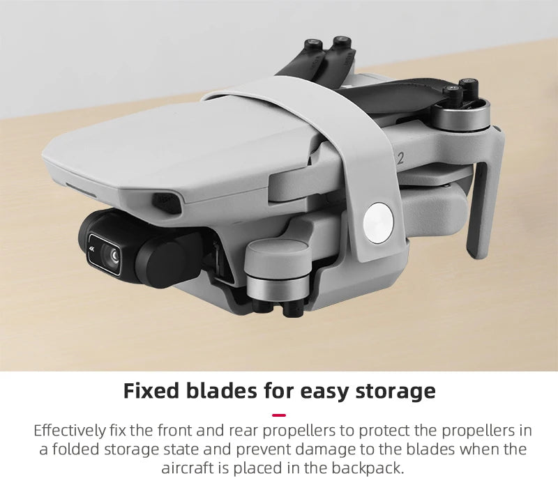 fixed blades for easy storage Effectively fix the front and rear propellers to protect the
