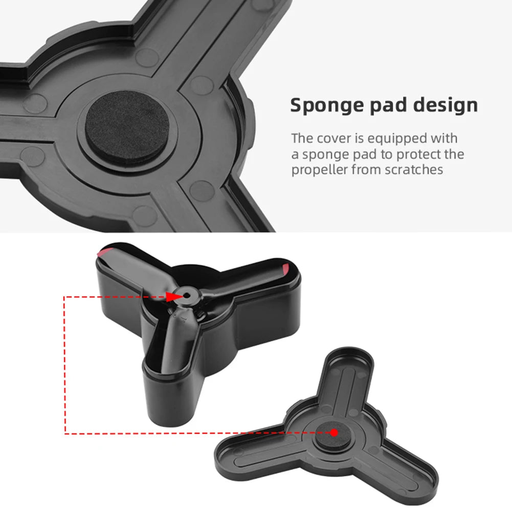ABS Plastic Propeller, Sponge pad design The cover is equipped with a sponge to protect the propeller from