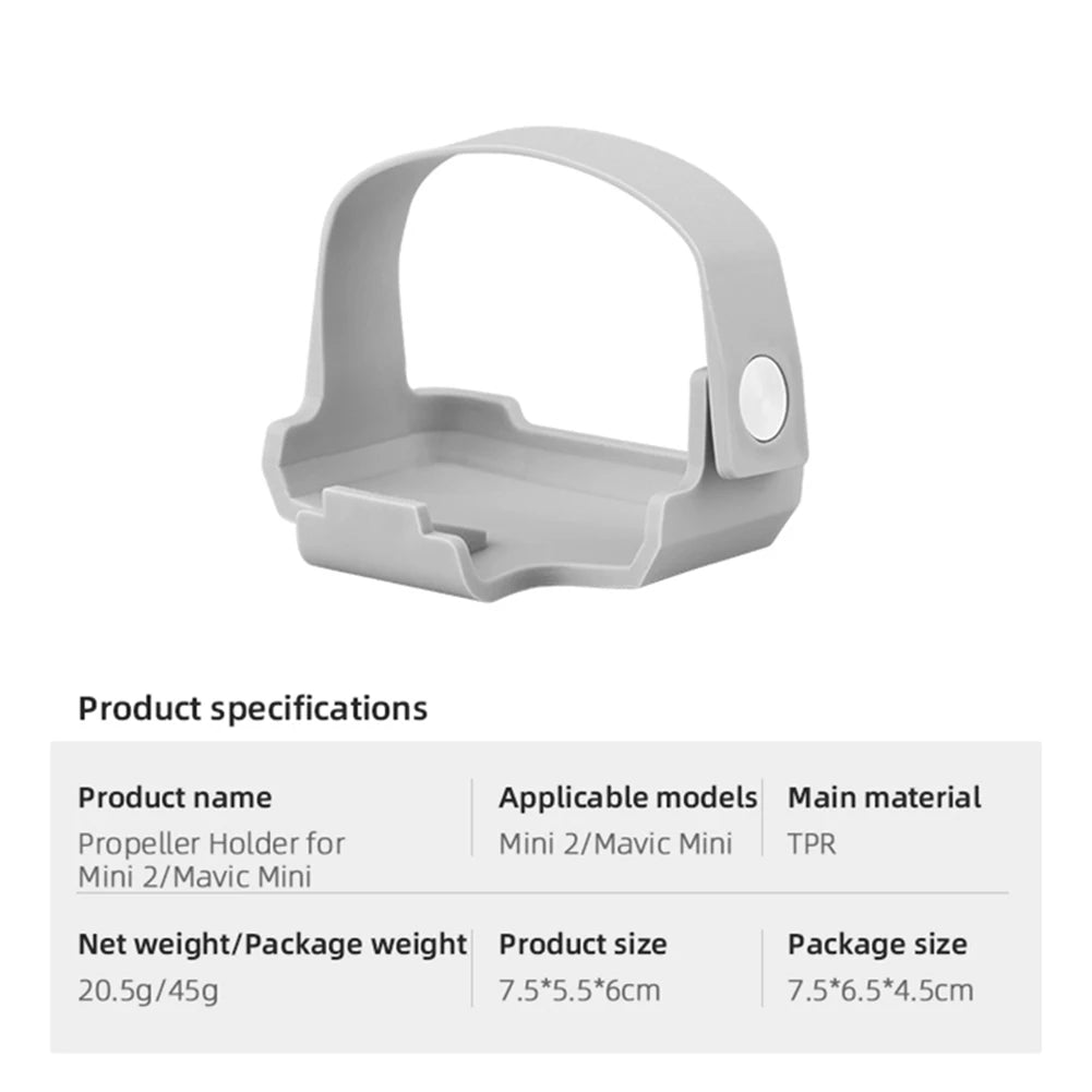 Applicable models Main material Propeller Holder for Mini 2/Mavic Mini TPR