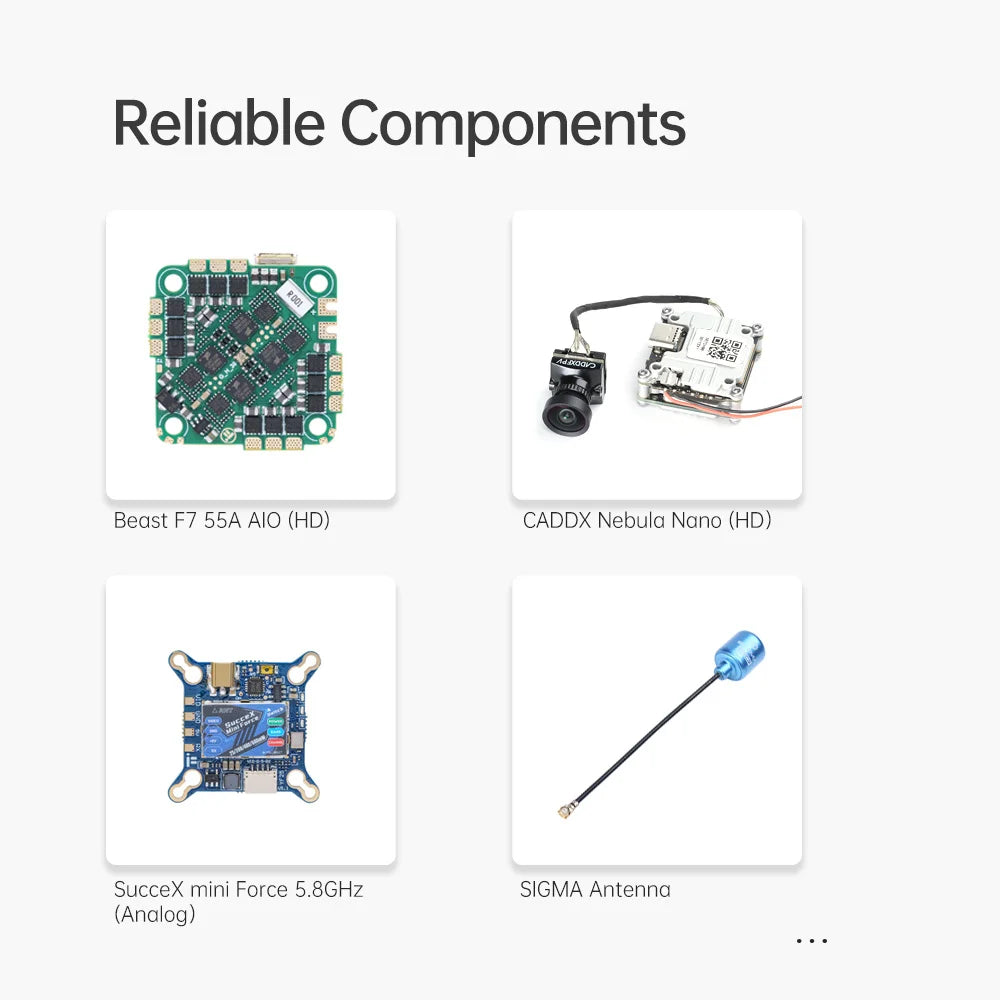Reliable Components Beast F7 554 AIO (HD) CADDX Ne