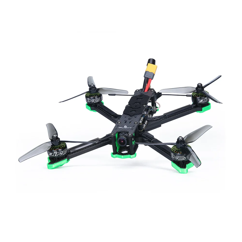 Дрон iFlight TITAN XL5 FPV — аналоговый, 250 мм, 5 дюймов, 4S 6S BNF с камерой RaceCam R1 Mini, 2,1 мм/стек BLITZ F7 45A/XING 2208 13 iFlight TITAN XL5 FPV Drone, Tips: VTX is set to 25mW by default