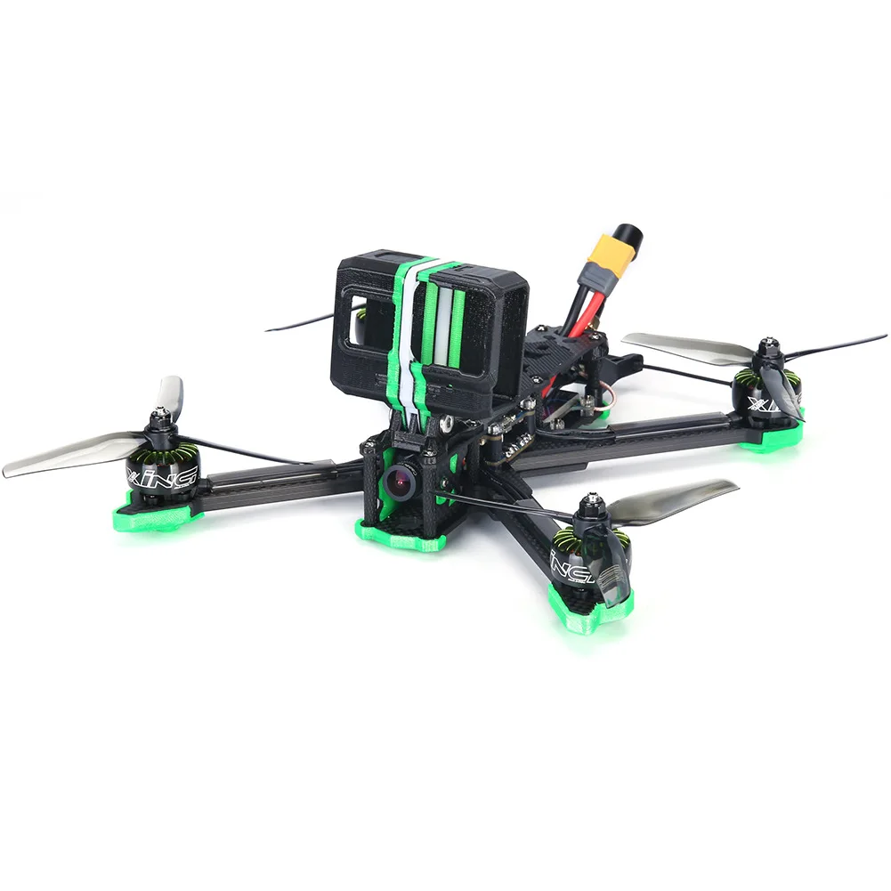 Дрон iFlight TITAN XL5 FPV — аналоговый, 250 мм, 5 дюймов, 4S 6S BNF с камерой RaceCam R1 Mini, 2,1 мм/стек BLITZ F7 45A/XING 2208 14 iFlight TITAN XL5 FPV Drone, low power consumption: 7V36V,+12V/380mA@800