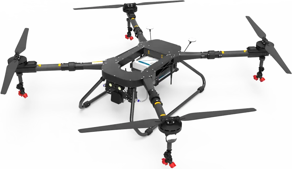 F16 16L Agriculture Drone, front of F16 is equipped with 8w high-brightness LED, 120 degree wide