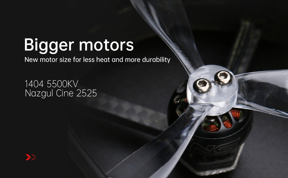 Bigger motors motor size for less heat and more durability 1404 5500KV Na