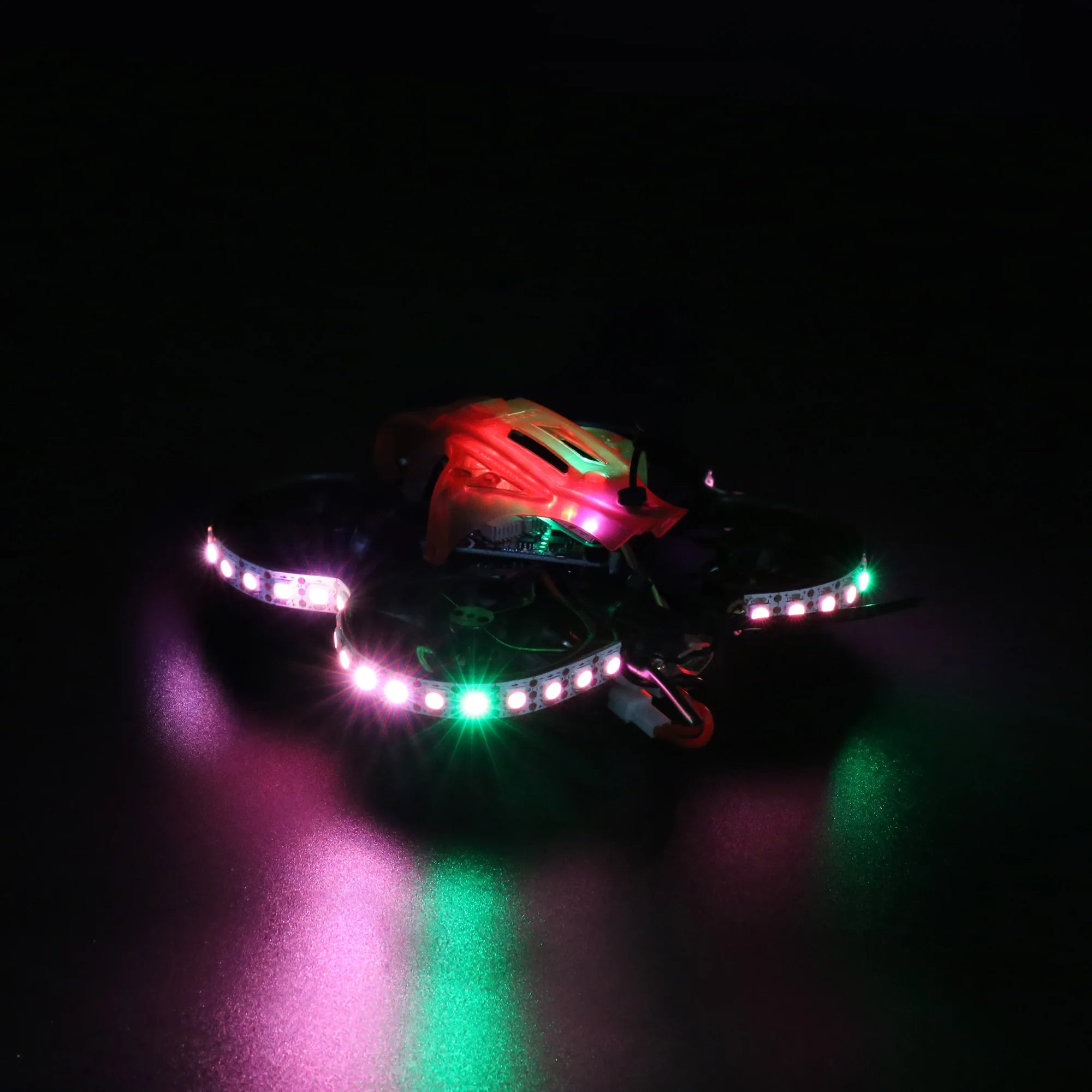 GEPRC TinyGO LED Whoop RTF FPV-Drohne – Kohlefaserrahmen für RC FPV Quadcopter Freestyle-Drohne, sehr geeignet für Anfänger 11 GEPRC TinyGO LED Whoop RTF FPV Drone, the flight controller changed from GEP-12A-F4 to TAKER F411