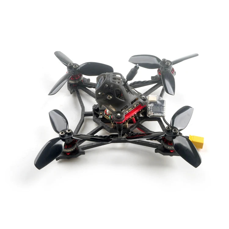 Updated Version Happymodel Larva X Drone, Support BLHeliSuite programmable Factory firmware: F_H_40
