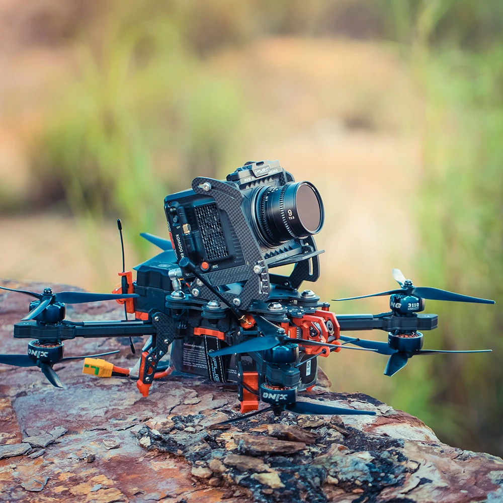iFlight Taurus X8 V3 FPV Drone, the adjustable CNC aluminum mount offers angles from 5 to 35 degrees and can be safely secured for reproduc