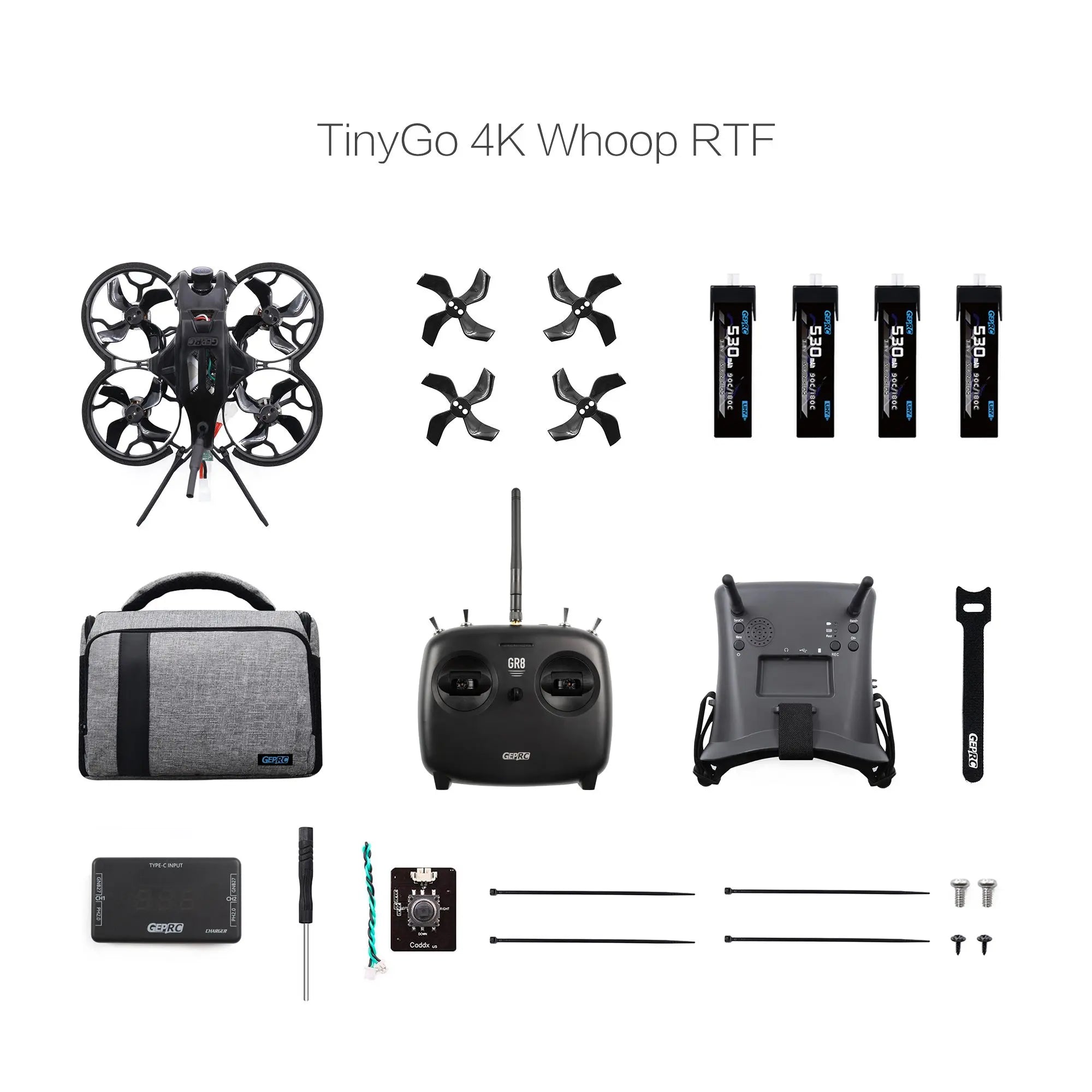 GEPRC TinyGO FPV-Drohne – 4K FPV Whoop RTF-Drohne MIT Caddx Loris 4K 60fps RC FPV Professional Quadcopter Combo, sehr geeignet für Anfänger 19 GEPRC TinyGO FPV Drone, it's important to have knowledge of drone assembly and the necessary tools to ensure proper installation and