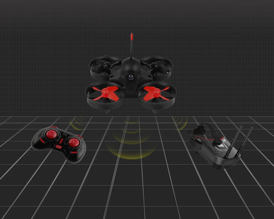 RTF Micro FPV RC Racing Drone Quadcopter Spielzeug mit 5,8G S2 1000TVL 40CH Kamera 3 Zoll VR009 FPV Schutzbrille VR Headset Hubschrauber Drohne 20 RTF Micro FPV RC Racing Drone Quadcopter Toys with 5.