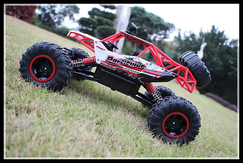ZWN RC Car - 1:12 / 1:16 4WD mit LED-Leuchten 2,4 G Funkferngesteuerte Autos Buggy Off-Road Control Trucks Jungenspielzeug für Kinder 42 ZWN RC Car, Suspension shockproof system, better protect the truck