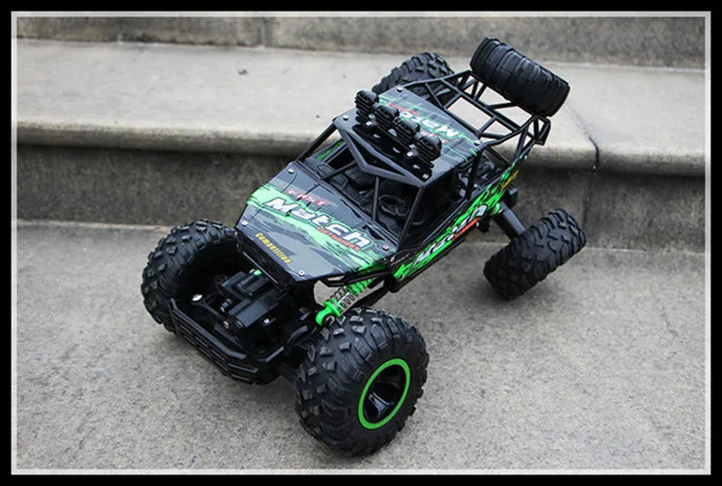 ZWN RC Car - 1:12 / 1:16 4WD mit LED-Leuchten 2,4 G Funkferngesteuerte Autos Buggy Off-Road Control Trucks Jungenspielzeug für Kinder 43 ZWN RC Car, Hi-Q rubber wheel, anti-skid, perfect experience.