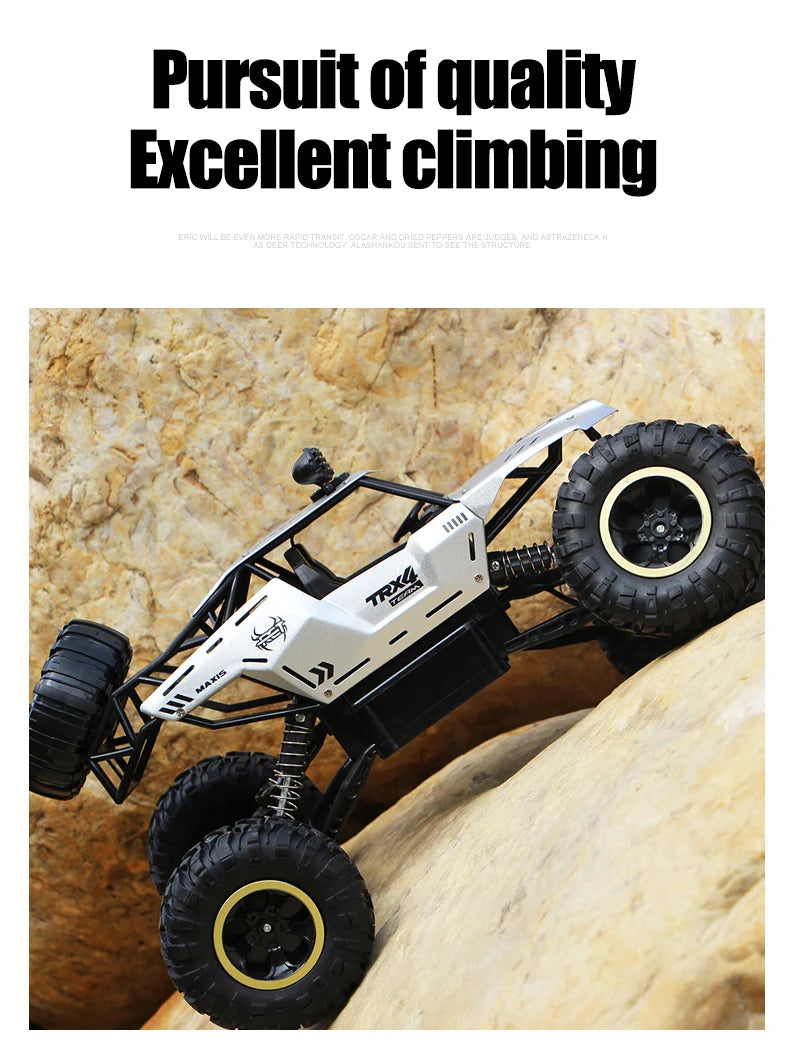 ZWN RC Car - 1:12 / 1:16 4WD mit LED-Leuchten 2,4 G Funkferngesteuerte Autos Buggy Off-Road Control Trucks Jungenspielzeug für Kinder 55 ZWN RC Car, Pursuitofquality Excellent climbing ERiC EE CCSLL DASTR