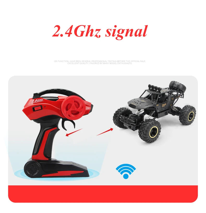 ZWN RC Car - 1:12 / 1:16 4WD mit LED-Leuchten 2,4 G Funkferngesteuerte Autos Buggy Off-Road Control Trucks Jungenspielzeug für Kinder 59 ZWN RC Car, 2.4Ghz signal CR FUNCTICN KRVE@EEN SEVER