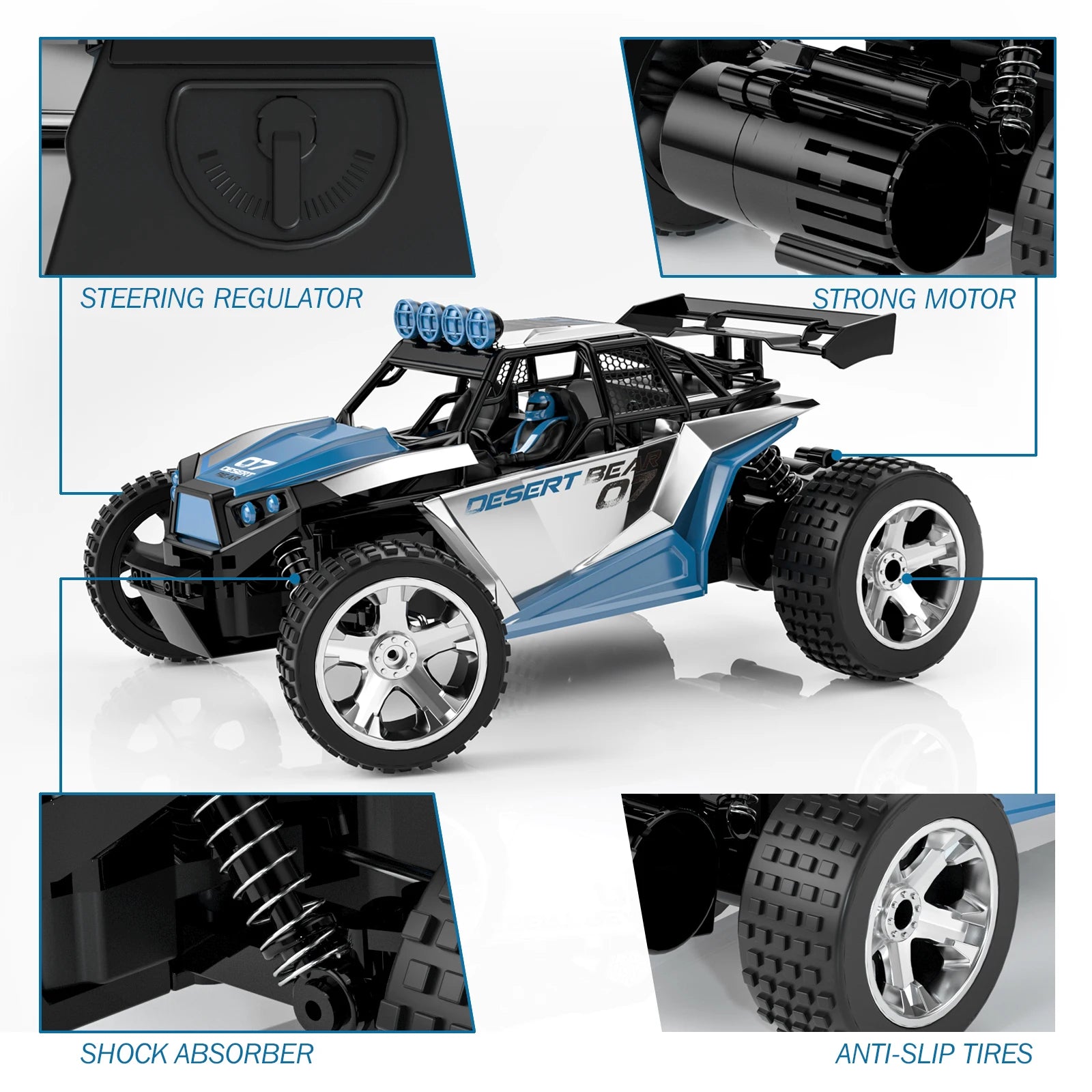 Sinovan RC Car 20km/h High Speed Car - Radio Controled Machine 1:18 Remote Control Car Toys For Children Kids Gifts RC Drift 26 Sinovan RC Car, STEERING REGULATOR STRONG MOTOR 9e SHOCK ABSOR