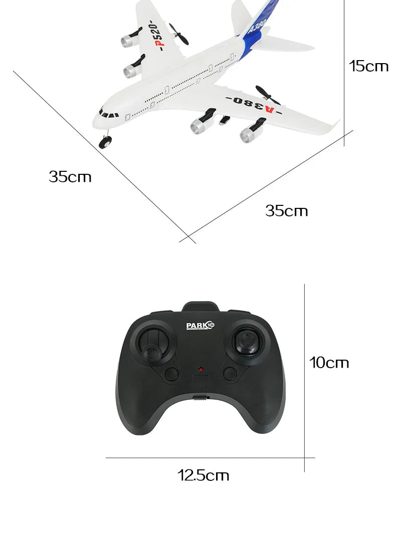 Airbus A380 P520 RC Airplane - Foam Toys 