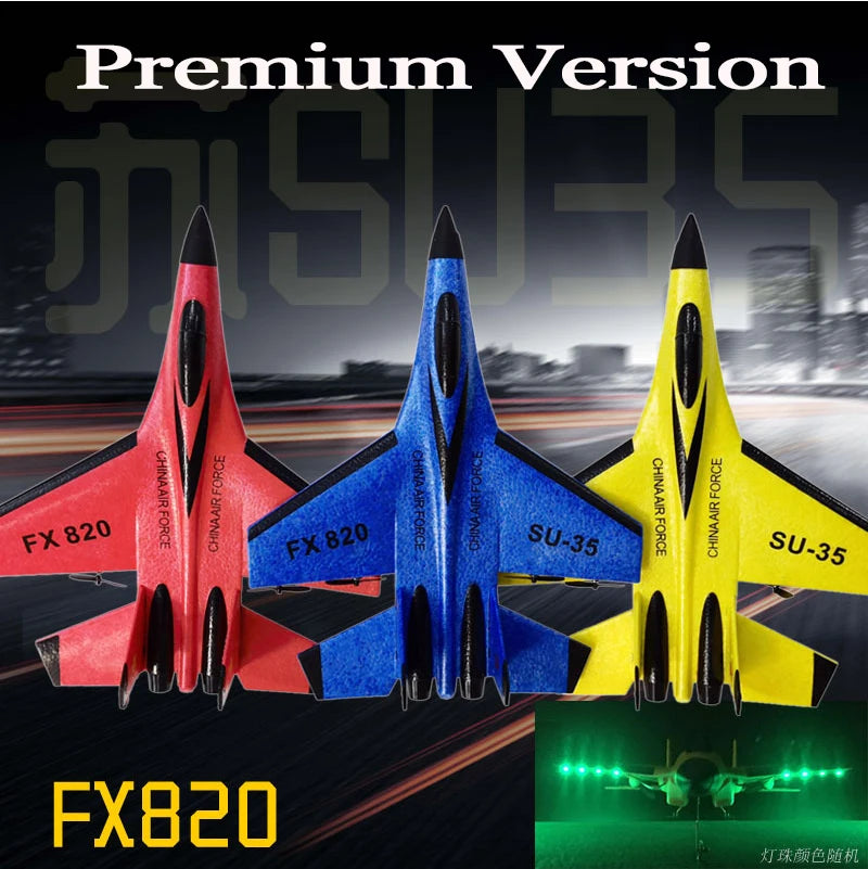 RC Foam Aircraft SU-35 Plane, Premium Version M M FX820 XTILAREWitL JS4