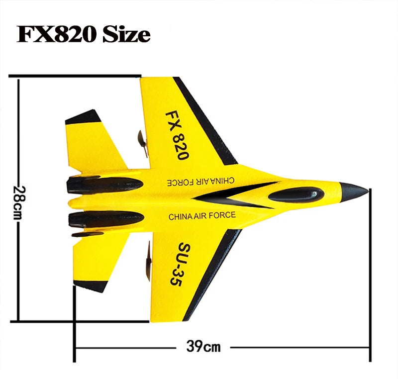 RC Foam Aircraft SU-35 Plane - 2.4G Radio Control