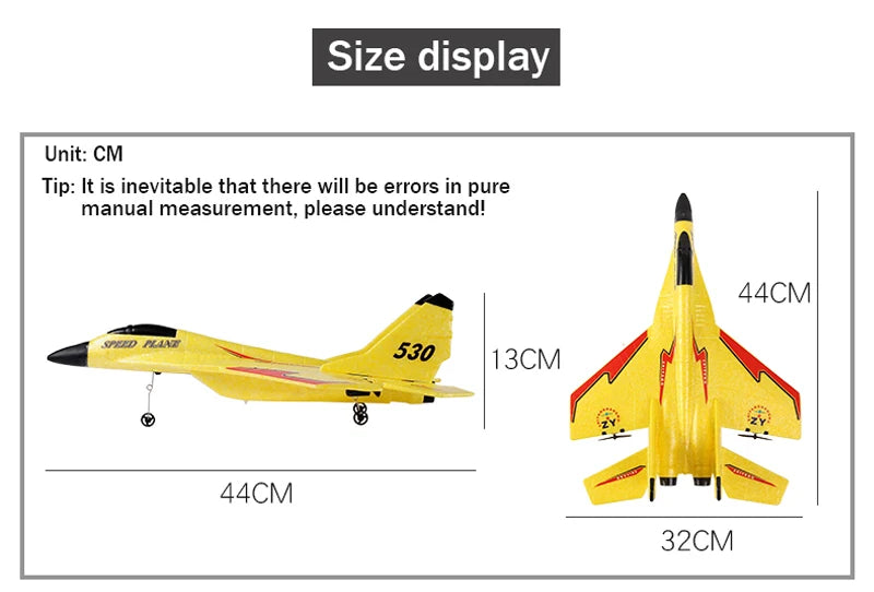 Радиоуправляемый пенопластовый самолет SU-35, самолет-2,4G, планер с радиоуправлением, пульт дистанционного управления, истребитель, планер, самолет, пенопластовые игрушки для мальчиков для детей 72 RC Foam Aircraft SU-35 Plane, size display Unit: CM Tip: It is inevitable that there will be errors in pure