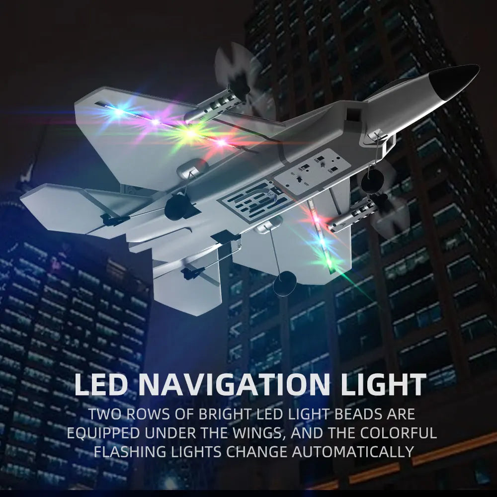 BM16 F22  RC Foam Plane, LED NAVIGATION LIGHT TWO ROWS OF BRIGHT LED LIGHT B