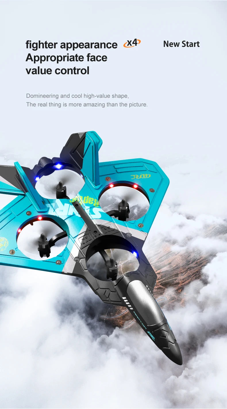 Rc Plane V17, fighter appearance X4 New Start Appropriate face value control Domineering and