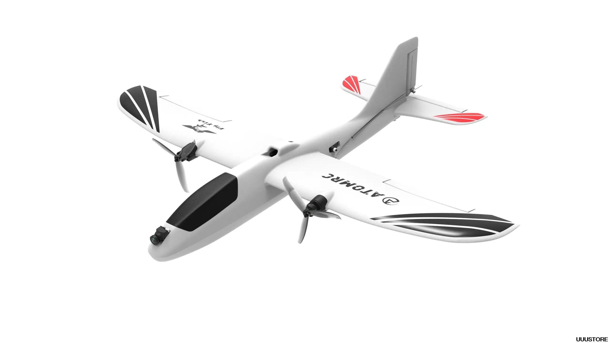 ATOMRC Flying Fish, 4.Come with PNP/FPV version, all part is installed .