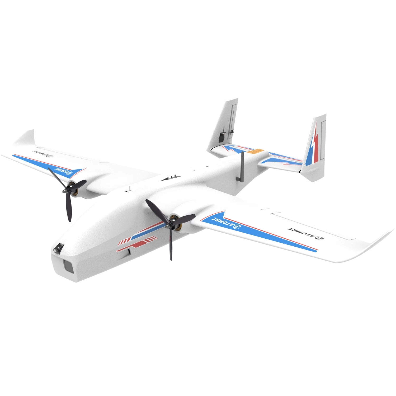 2023 ATOMRC Killer Whale RC Самолет 1255 мм Размах крыльев AIO EPP FPV Самолет с креплением для камеры БПЛА Комплект для самолетов/PNP/FPV RC Игрушки 10 inside the fuselage, there are exclusive installation positions for the flight control, image transmission, antenna