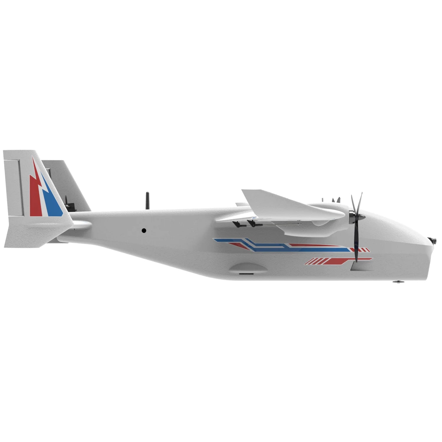 2023 ATOMRC Killer Whale RC Самолет 1255 мм Размах крыльев AIO EPP FPV Самолет с креплением для камеры БПЛА Комплект для самолетов/PNP/FPV RC Игрушки 14 bob greene: there is a vertical tail in the center of the conventional layout