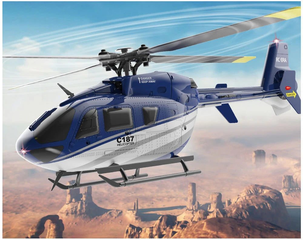 RC ERA C187 Rc-Hubschrauber – 2,4 G 4-Kanal-Einzelblatt-EC-135-Maßstab, 6-Achsen-Gyro-Elektro-Flybarless-RC-Fernbedienungshubschrauber RTF VS Eachine E120 17 RC ERA C187 Rc Helicopter, Keep AwiAY DamGcA DR C187 HELKCOPTe