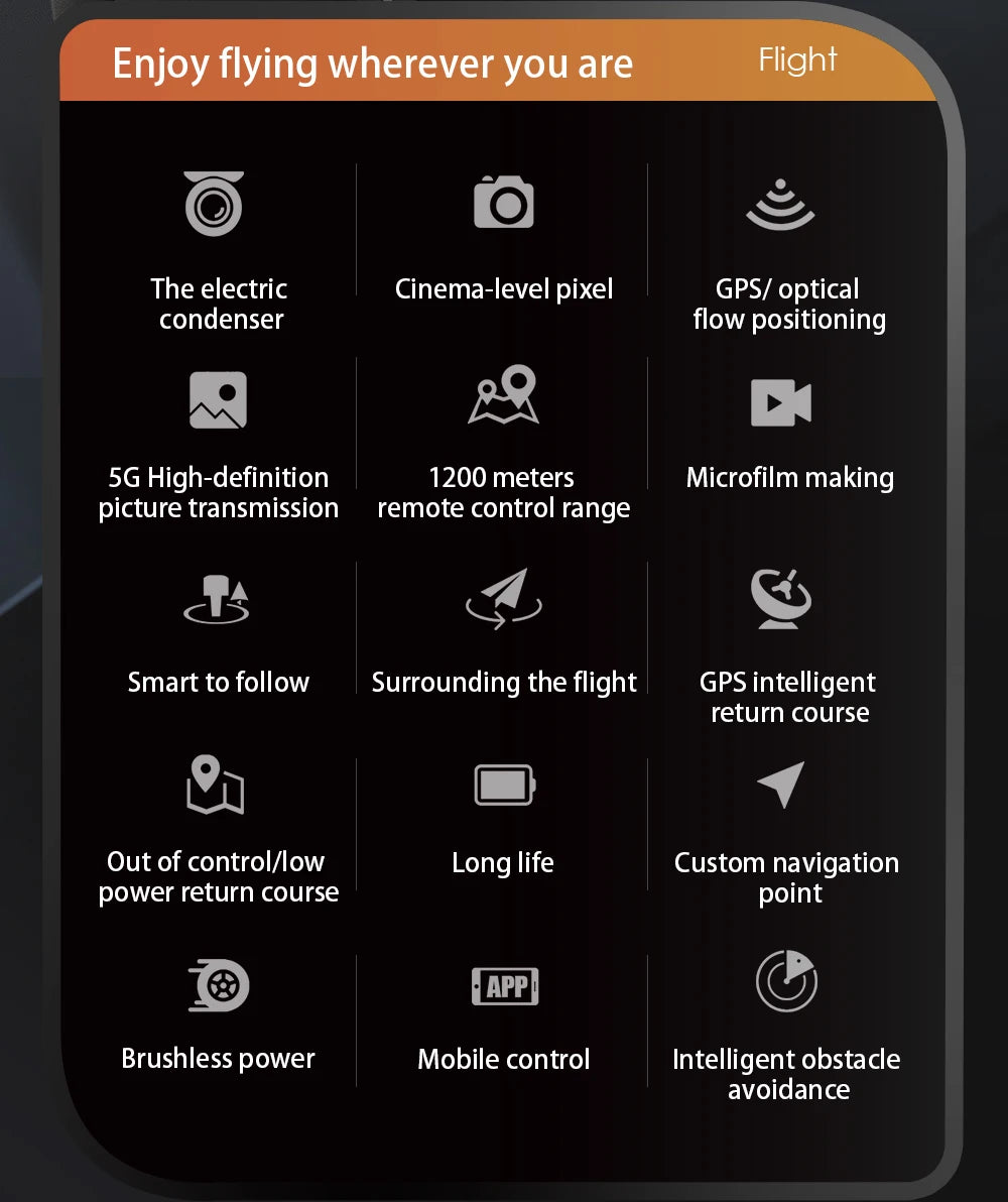 SG108 / SG108 Max Drone, GPS/ optical condenser flow positioning 5G High-definition 1200 meters