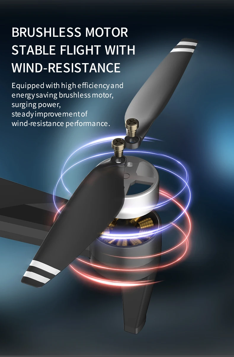 JJRC X25 Drone, BRUSHLESS MOTOR STABLE FLIGHT WITH WIND-RESISTANCE 