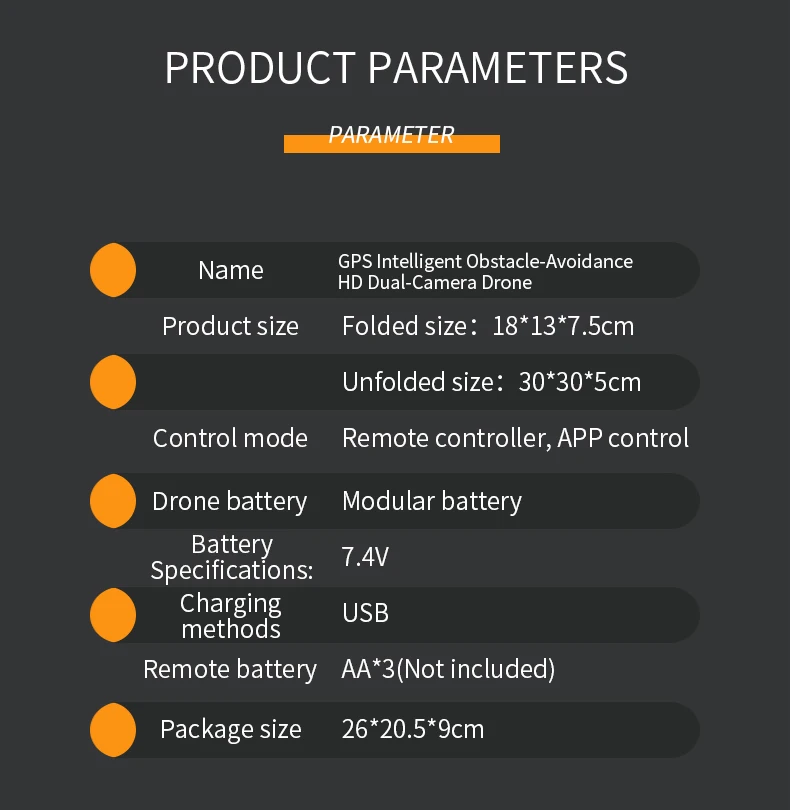 JJRC X25 Drone, GPS Intelligent Obstacle-Avoidance HD Dual-Camera Drone Product