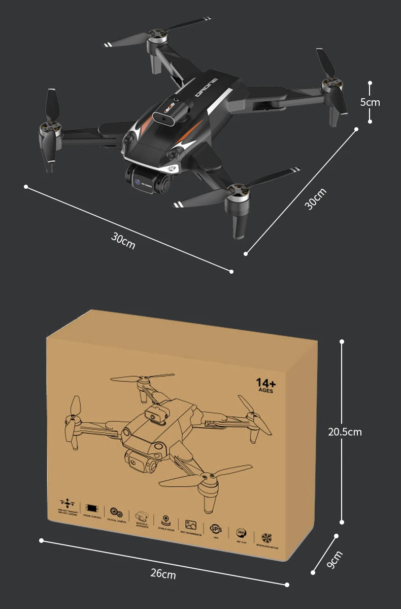 JJRC X25 Drone, JJRC X25 drone has 8K resolution, 4K image transmission