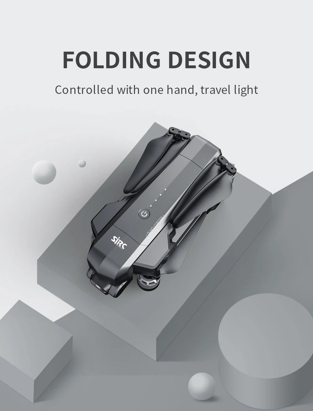 F11S PRO Drone, FOLDING DESIGN Controlled with one hand, travel light sir